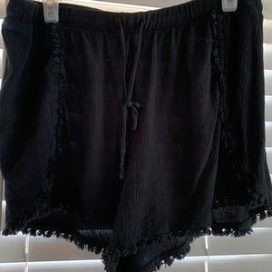 Black shorts